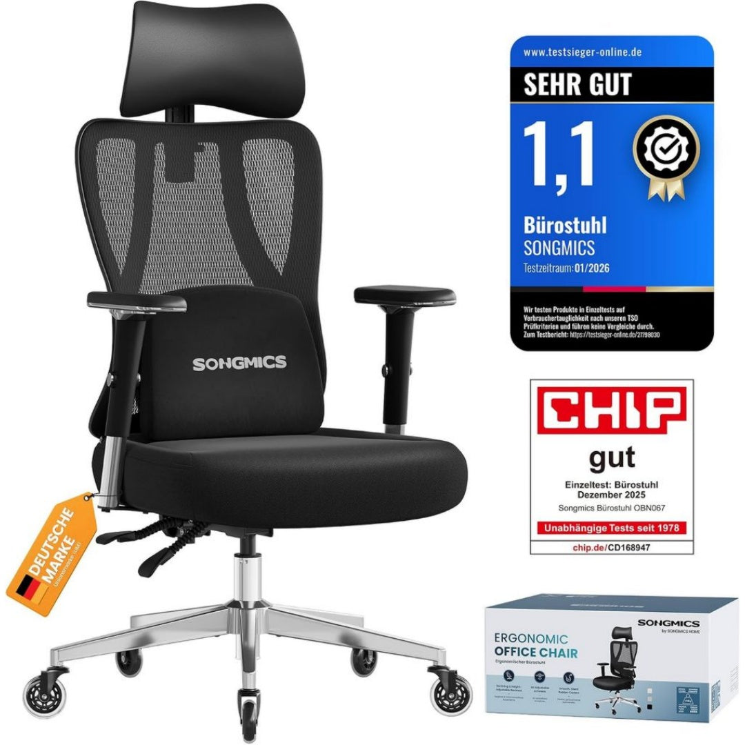 SONGMICS aus Aluminium mit Transparentes Eigenschaften fuer Homeoffice